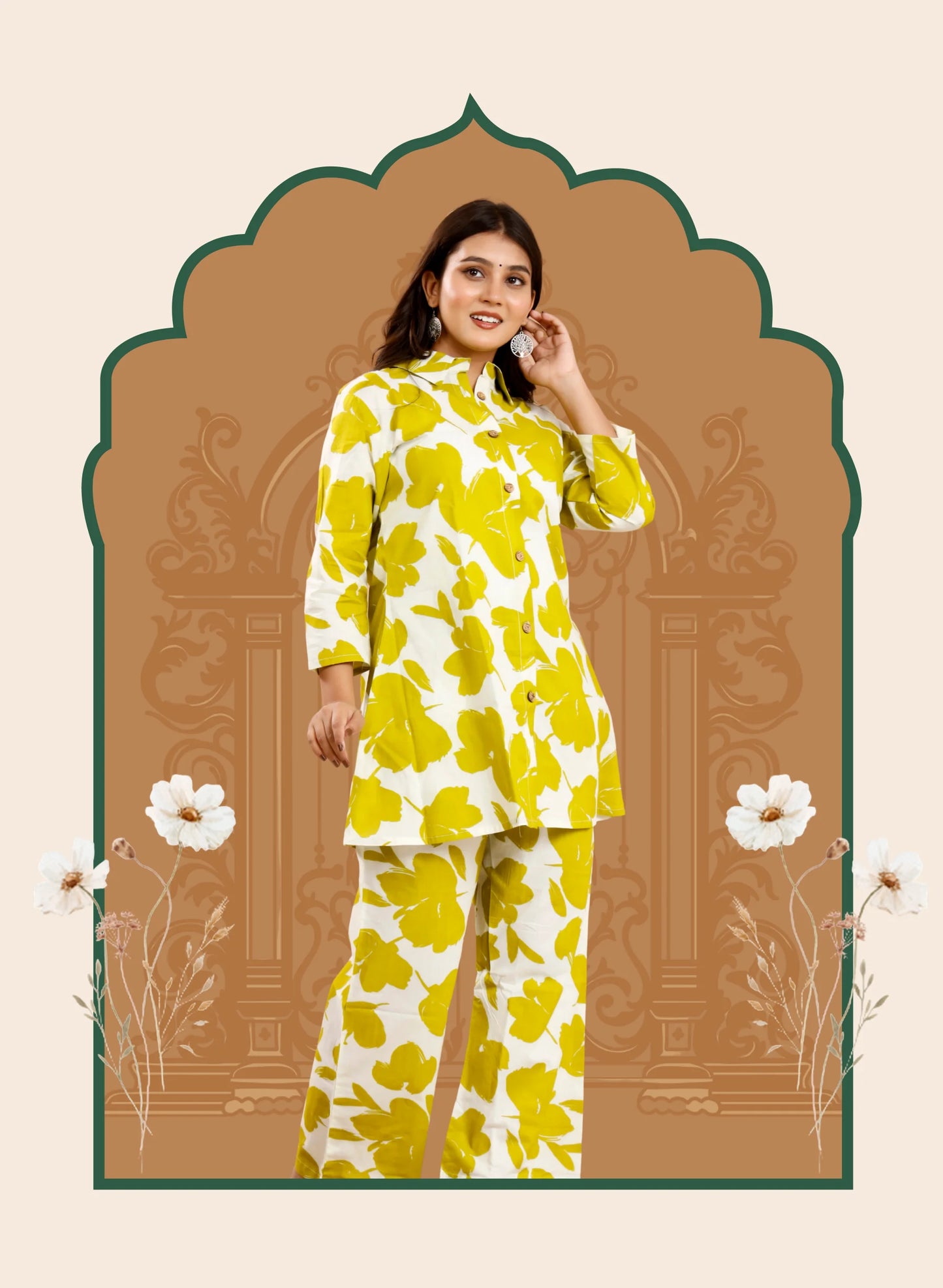 Amber Petals wear co-ord sets