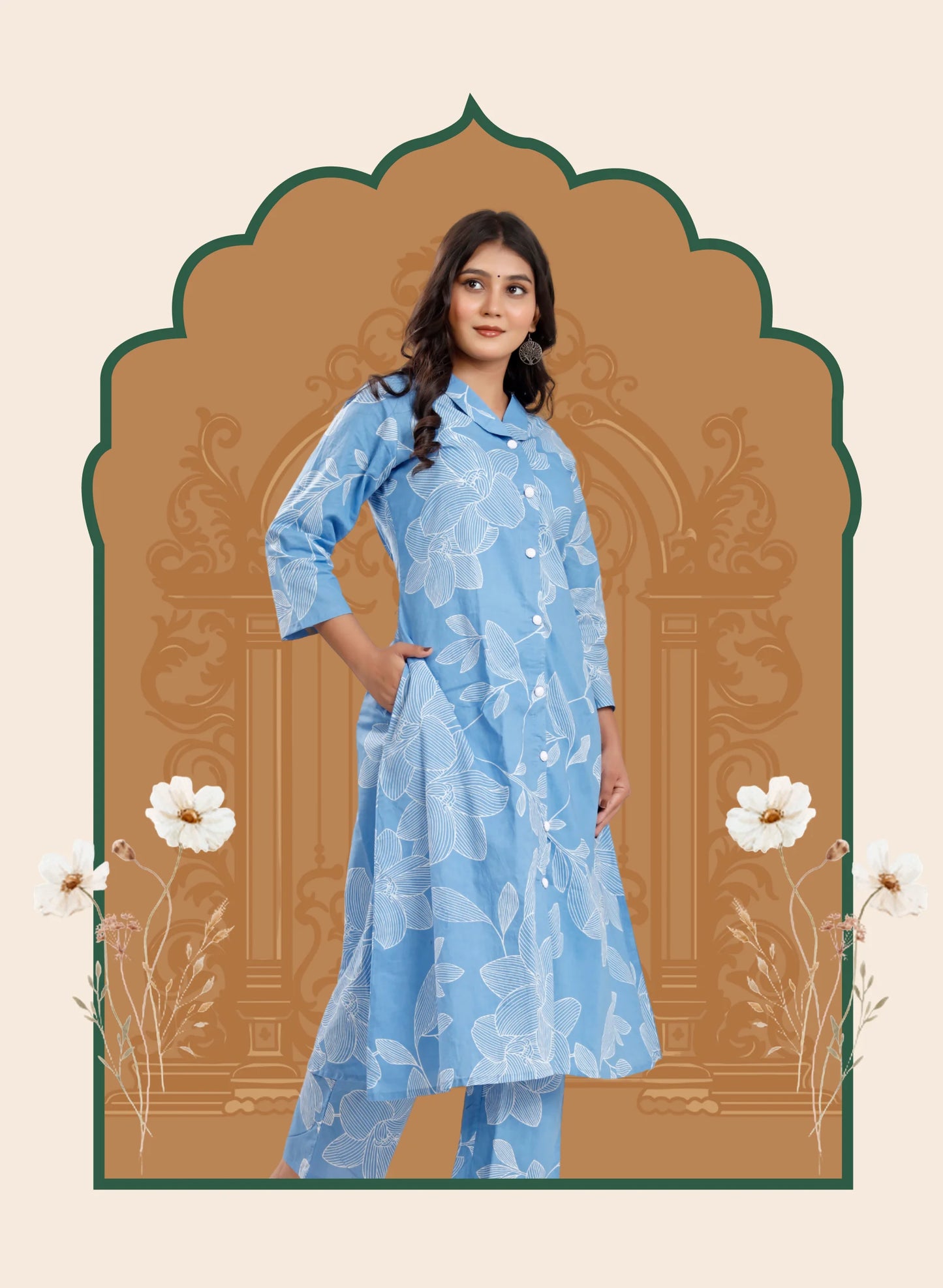 Azure Bloosom Co-ord sets