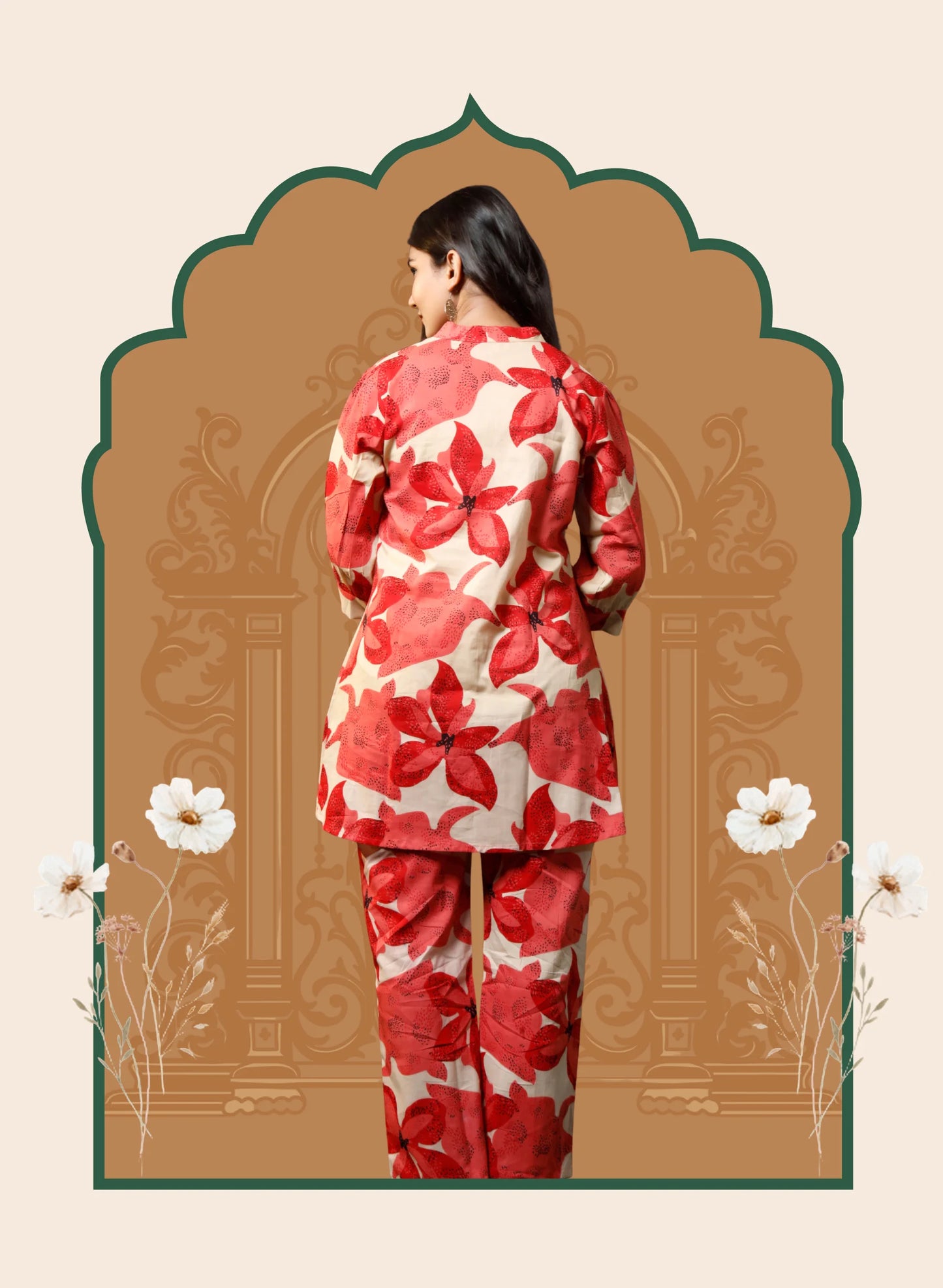 Cherry sand Co-ord sets