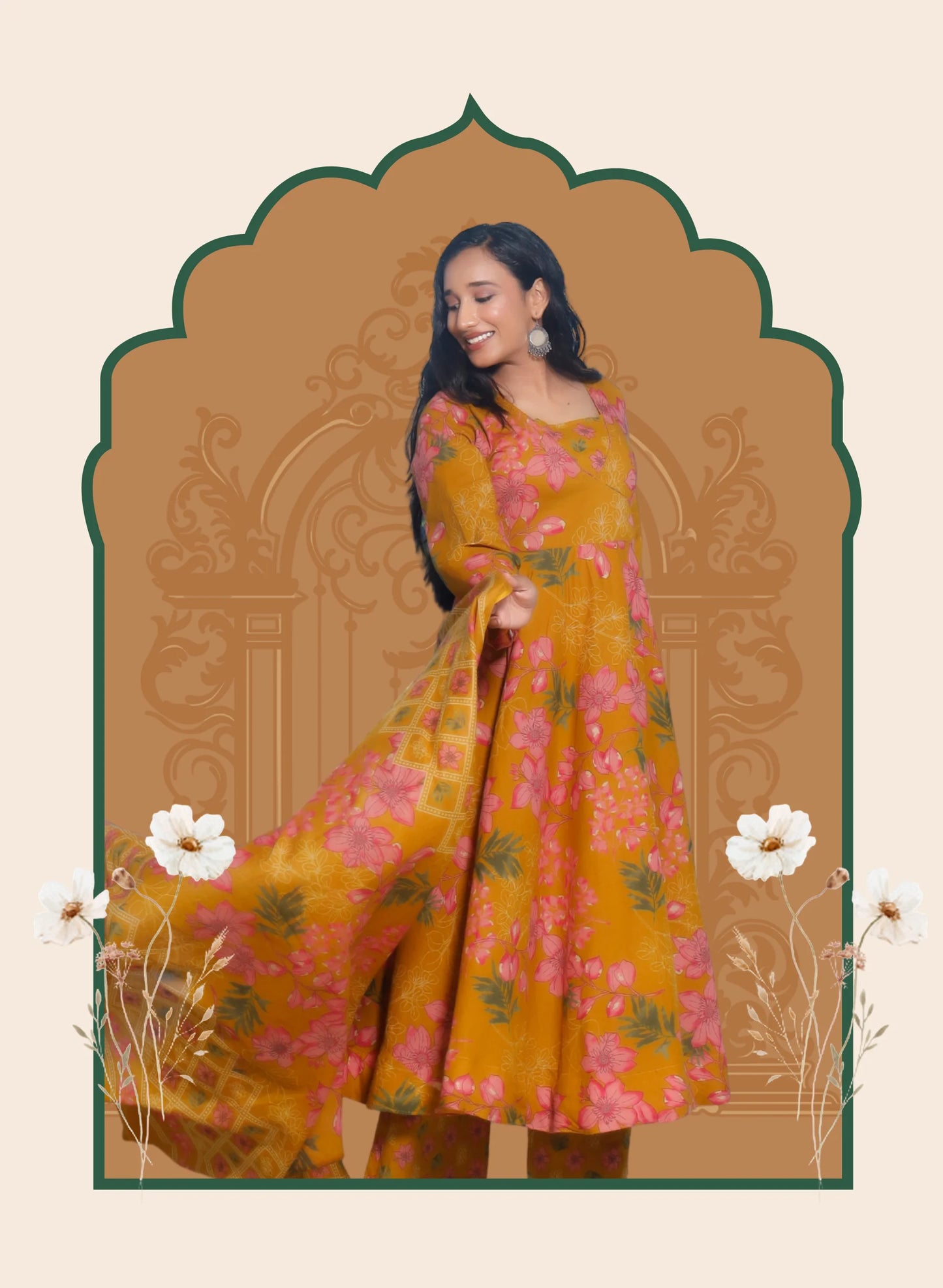 Kesar Gulnaar Cotton Suit