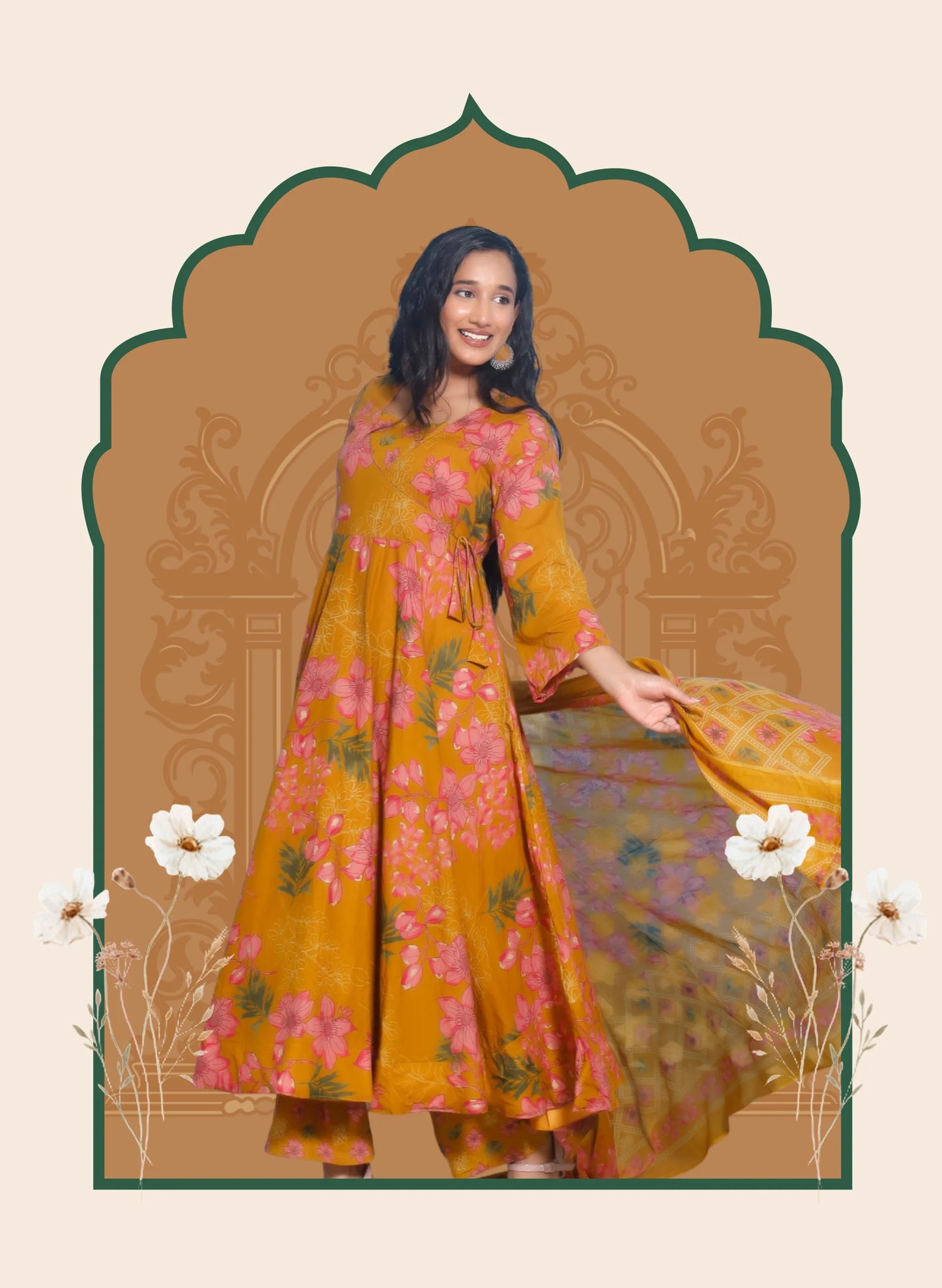 Kesar Gulnaar Cotton Suit