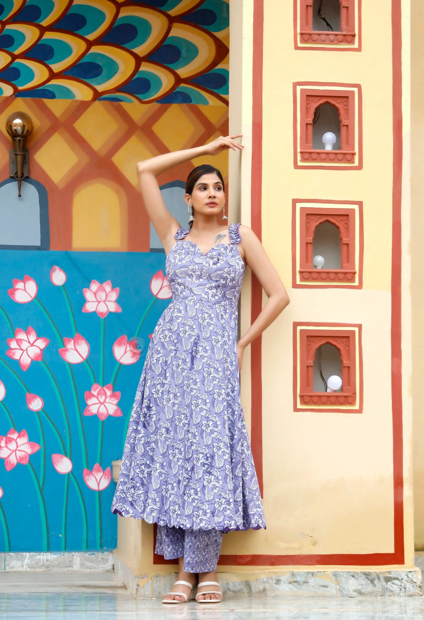 Banafsha Baaag Cotton Suit