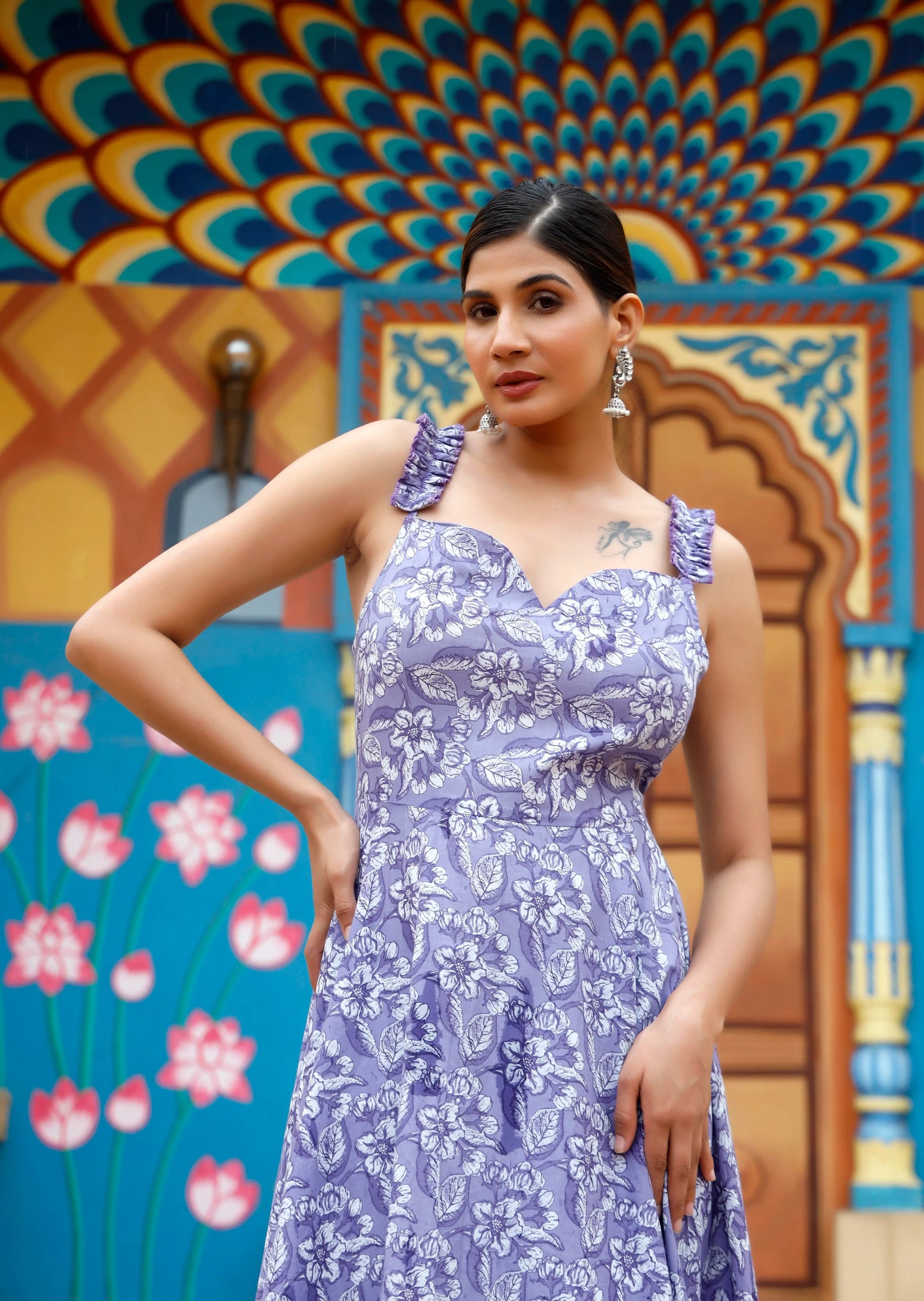 Banafsha Baaag Cotton Suit