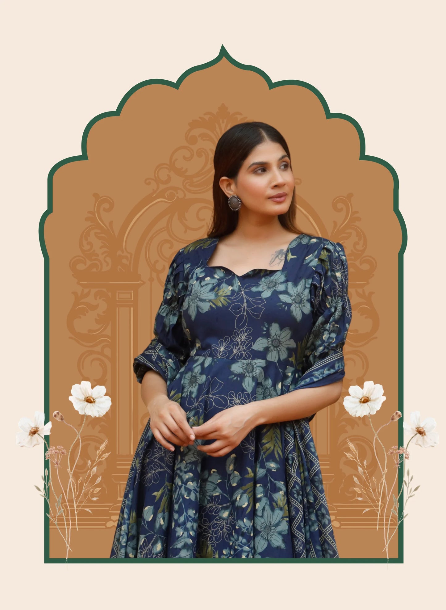 Neelvasini Cotton Suit