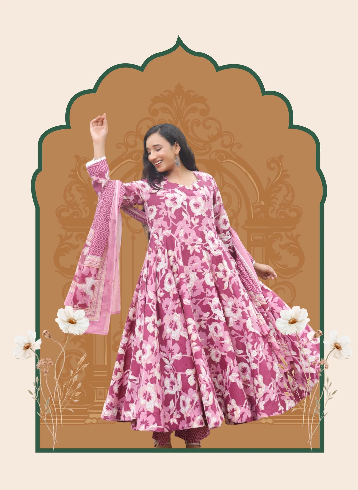 Phoolwari Cotton Suit