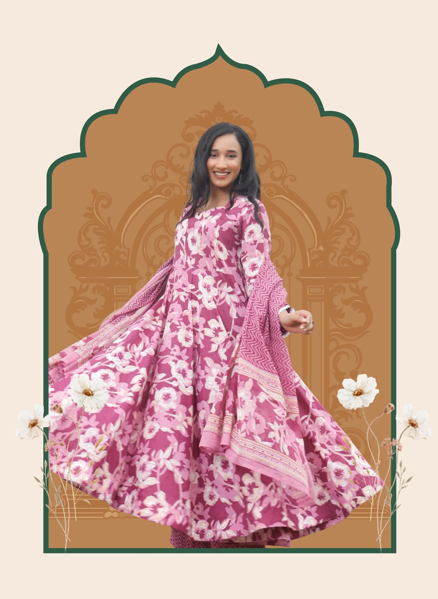 Phoolwari Cotton Suit
