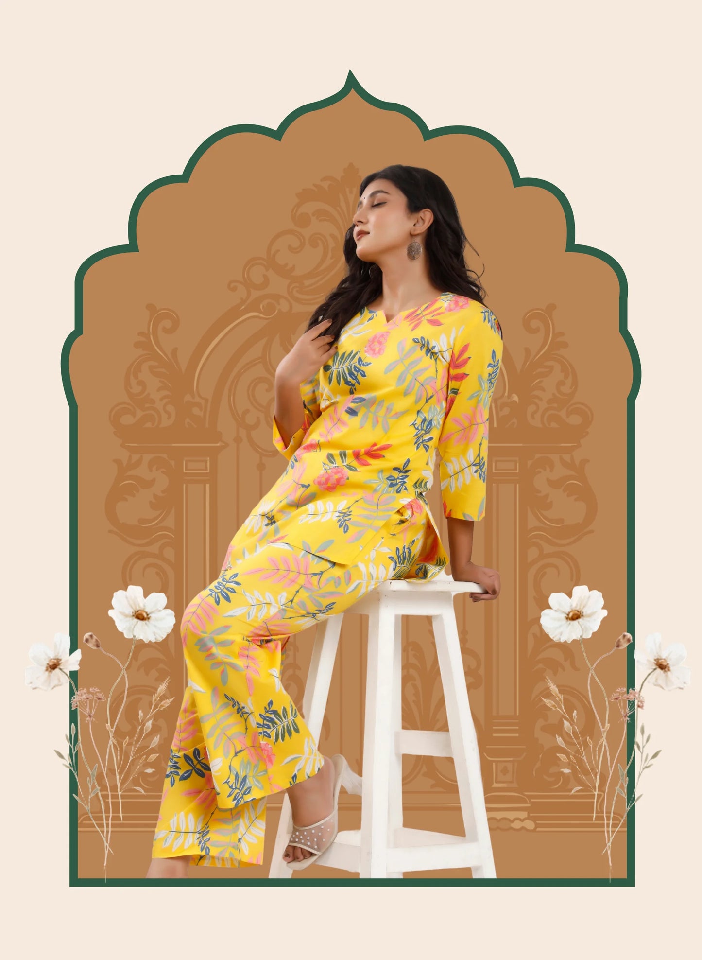Sunleaf Cotton Co-ord sets