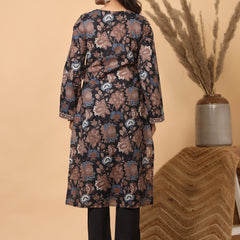 Mehrua Noir Floral Printed Kurta Set
