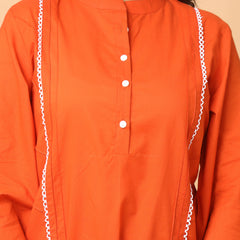 Rajwadi Amber Orange Co-Ord Set for Women