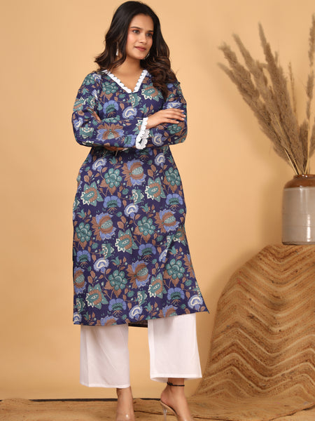 Neelam Viraasat Floral Printed Kurta