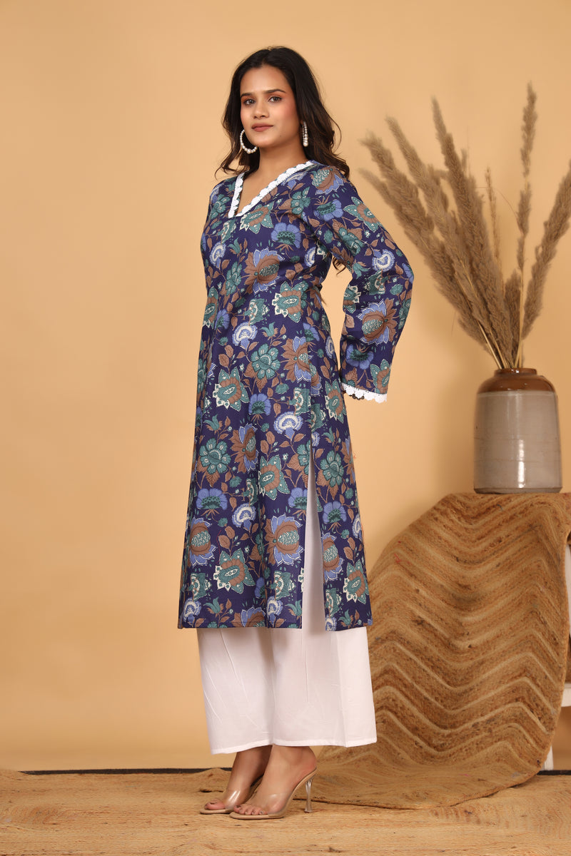 Neelam Viraasat Floral Printed Kurta