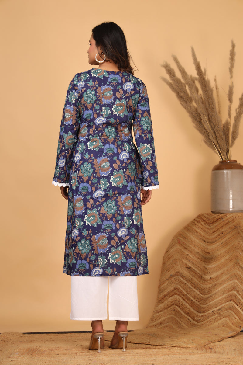 Neelam Viraasat Floral Printed Kurta