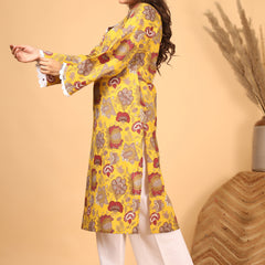 Sunehri Phool Floral Printed Kurta Set