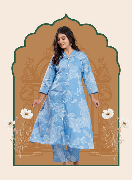 Azure Bloosom Co-ord sets