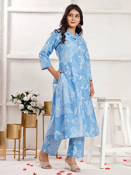 Azure Bloosom Co-ord Sets