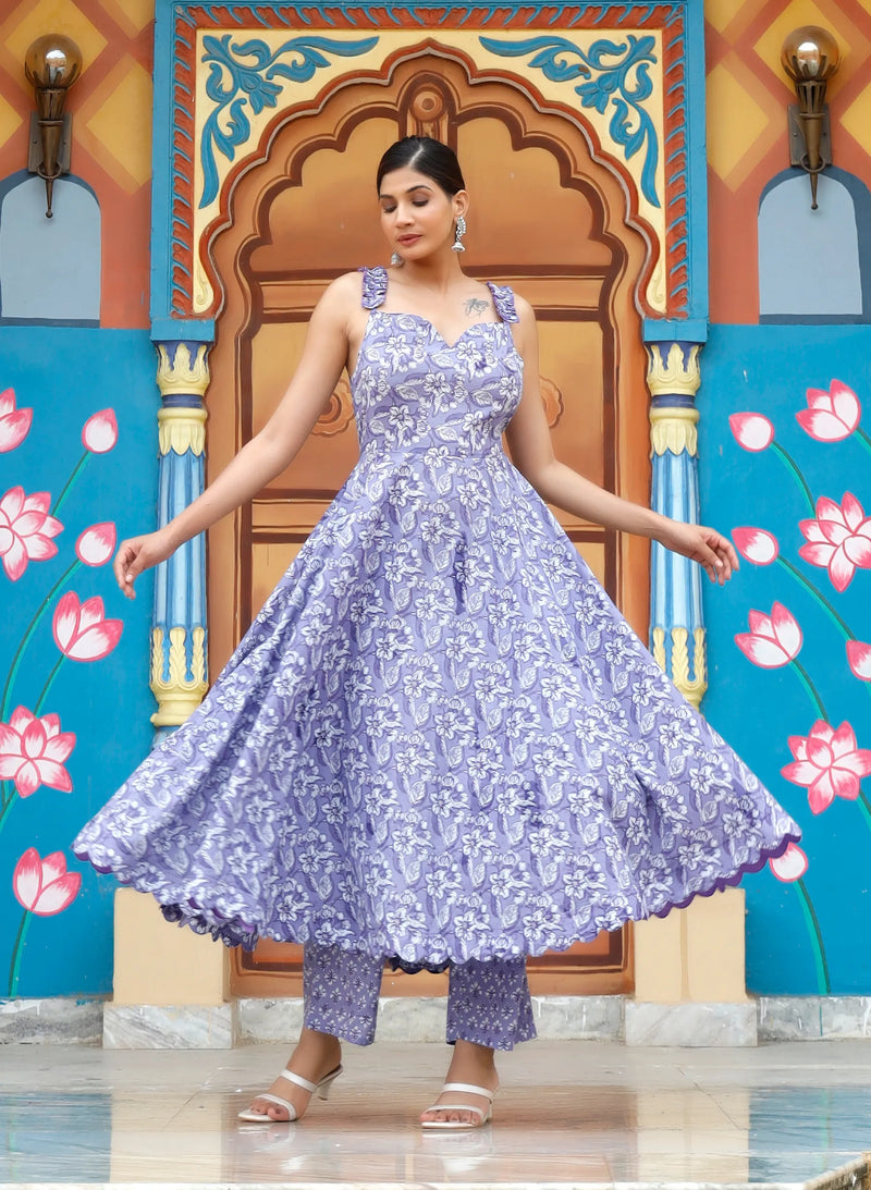 Banafsha Baaag Cotton Suit