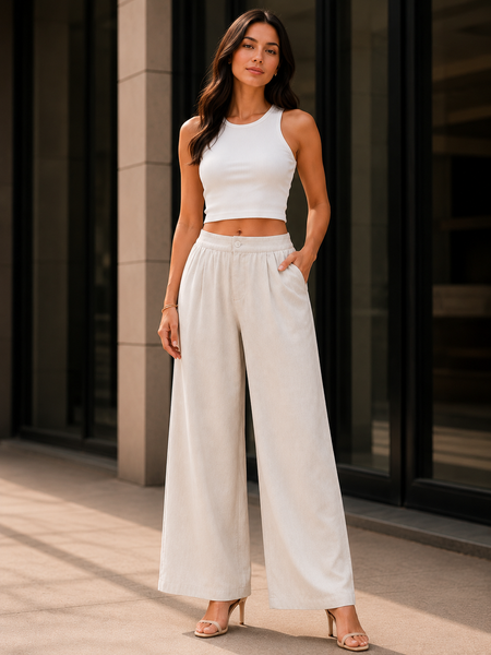 Women's Wide-Leg Trousers