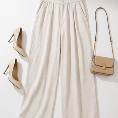 Relaxed Fit Wide-Leg Pants