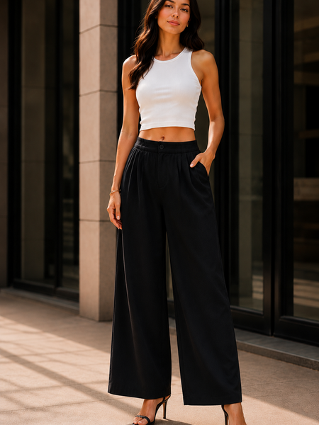 Women's Wide-Leg Trousers