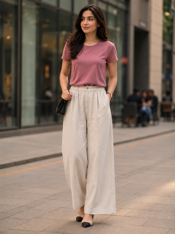 Women's Wide-Leg Trousers