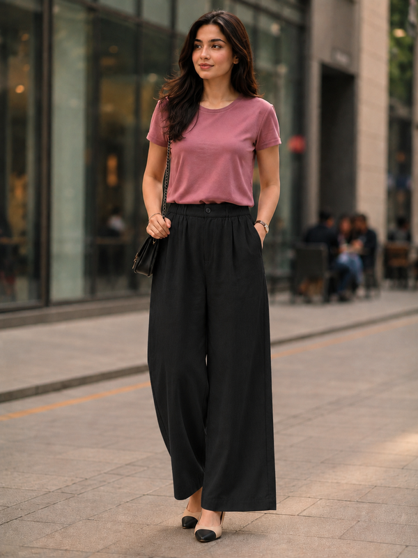 Women's Wide-Leg Trousers