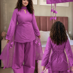Cotton Blend Festive Suit Set