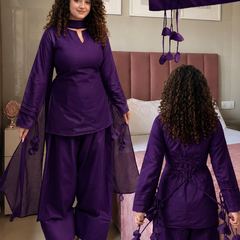 Cotton Blend Festive Suit Set