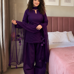 Cotton Blend Festive Suit Set