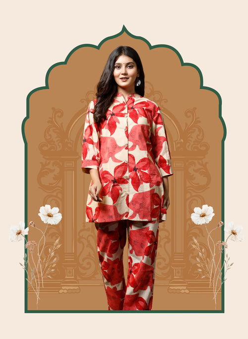 Cherry sand Co-ord sets