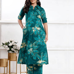 Evergreen Lily Cotton  Co-ord Sets