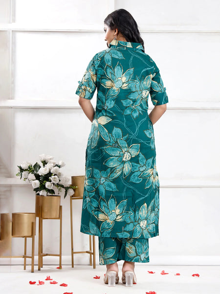 Evergreen Lily Cotton  Co-ord Sets