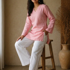 Bell Sleeve Cotton Top