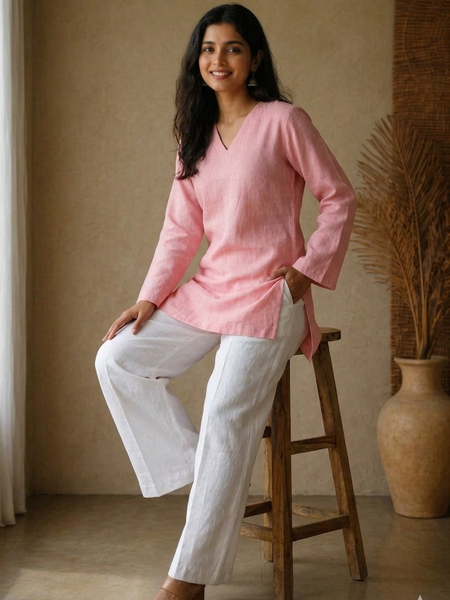 Bell Sleeve Cotton Top