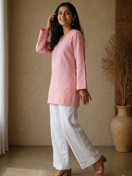 Bell Sleeve Cotton Top
