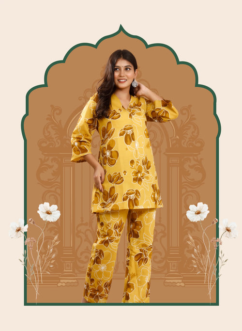 GoldenHour Petals Co-ord sets