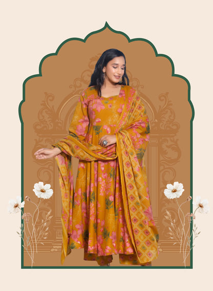 Kesar Gulnaar Cotton Suit
