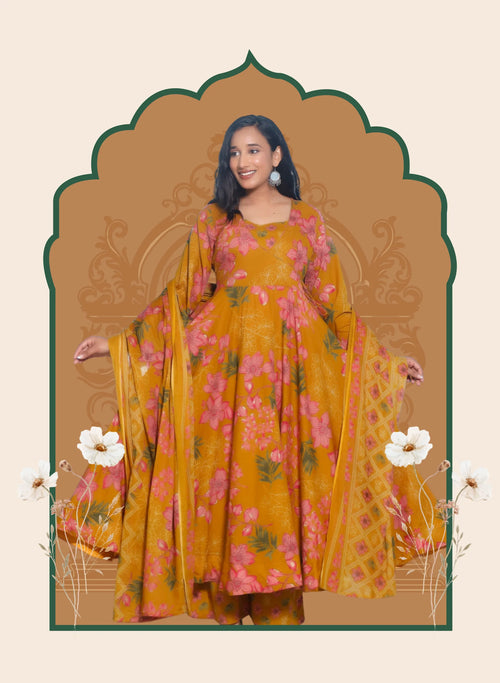 Kesar Gulnaar Cotton Suit