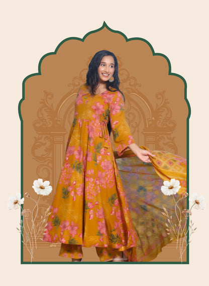 Kesar Gulnaar Cotton Suit