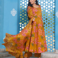 Kesar Gulnaar Cotton Suit