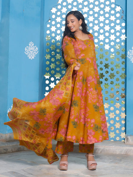 Kesar Gulnaar Cotton Suit