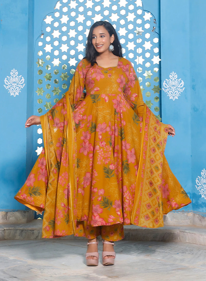 Kesar Gulnaar Cotton Suit