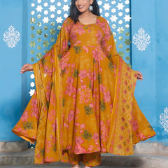 Kesar Gulnaar Cotton Suit