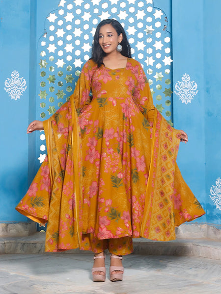 Kesar Gulnaar Cotton Suit