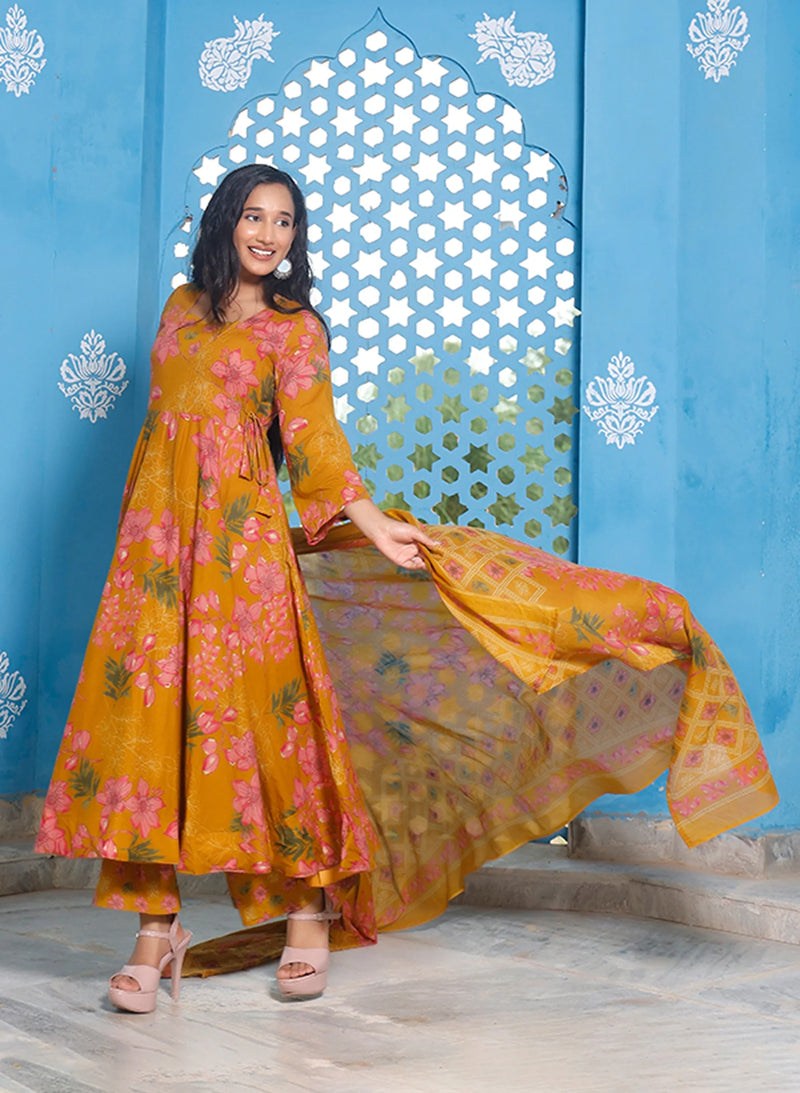Kesar Gulnaar Cotton Suit