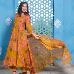 Kesar Gulnaar Cotton Suit