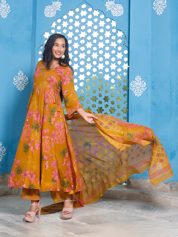 Kesar Gulnaar Cotton Suit