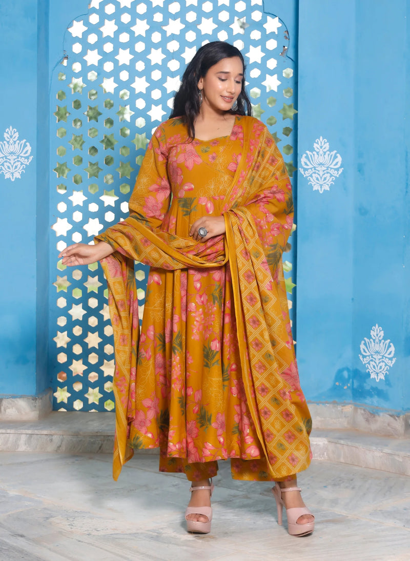 Kesar Gulnaar Cotton Suit