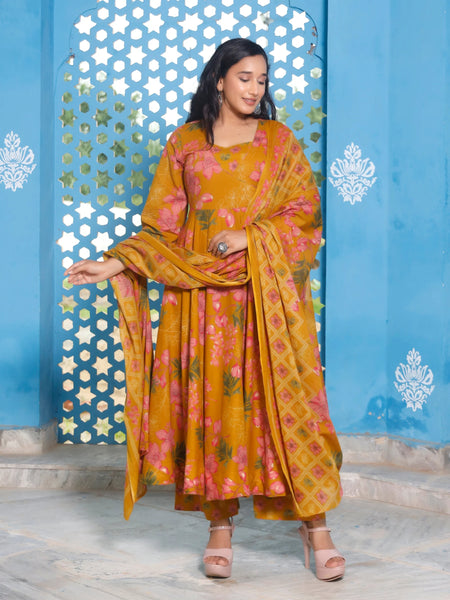 Kesar Gulnaar Cotton Suit