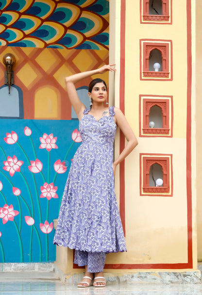 Banafsha Baaag Cotton Suit