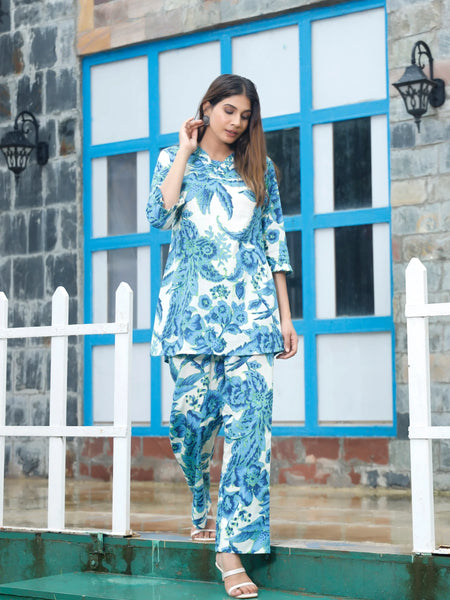 Marine Blossom Co-ord Sets